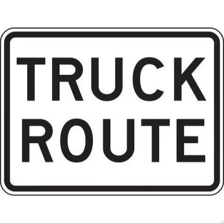 Accuform INTERSECTION SIGN LEFT TURN YIELD ON FRR489RA